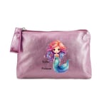 Trousse de maquillage rose sirene