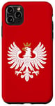 Coque pour iPhone 11 Pro Max Aigle blanc symbole de la Pologne, design minimaliste et majestueux oiseau