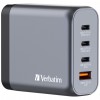 Verbatim GNC-140 GaN Charger 4 Port 140W USB-A/USB-C 32203