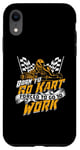 Coque pour iPhone XR Courses de karting Go Karting Go Kart Racer Go Kart Racing Go Kart