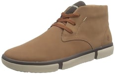 Hush Puppies Homme Briggs Bottine Chukka, Cognac, 43 EU