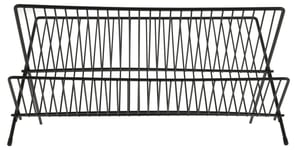 Oppvaskstativ i metall, sammenleggbart 48 cm