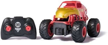 Monster Jam, Marvel Iron Man RC Monster Truck, 1:24 Scale, Kids’ Toys for Boys and Girls Aged 3 and up