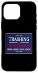 Coque pour iPhone 16 Pro Max Des chambres d'hôtel amusantes et saccadées font de l'America Rock Music Band un graphique