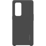 Oppo Coque pour Oppo Find X3 Neo Rigide en Silicone Noir