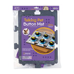 Hunger for Words Talking Pet Button Mat - 1 Piece Single Mat Holds Up to 6 Buttons, Talking Dog Button Mat, Talking Dog Button Storage, Pet Supplies, (Buttons Sold Separately)