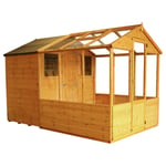 Mercia Shiplap Greenhouse Combi Shed - 10 x 6ft