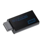 vhbw Adaptateur HDMI compatible avec Nintendo Wii console de jeu, pour écran HDMI / TV HD + prise audio jack 3,5mm - noir