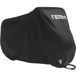 Favoto Housse de Vélo Extérieure, Bâche de Protection de Bicyclette Imperméable Anti Poussière Pluie UV Neige pour VTT et Vélo de Route Montagne, 200x70x110cm Noir