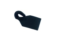 Bainbridge Cover Hooks Sew-On Black