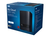 Wd My Cloud Ex2 Ultra Wdbvbz0000nch - Personlig Skylagringsenhet - 2 Brønner - Raid Raid 0, 1, Jbod - Ram 1 Gb - Gigabit Ethernet - Iscsi Støtte