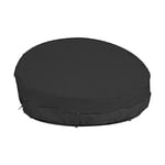 Housse de Protection Canapé-lit Rond Jardin Imperméable, Couverture de Lit de Jardin Rond Salon Exterieur Oxford 420D(228*83cm,Noir)