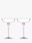 kate spade new york Rosy Glow Coupe Glasses, 118ml, Set of 2