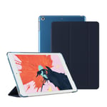 Passar iPad 10.2 skyddande fodral, Air34 läderfodral, Pro11 Apple surfplatta intelligent viloläge hårt skal Deep Blue IPad 10.2-inch (7/8/9)