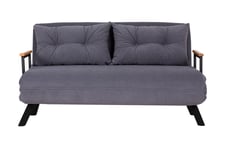 Alfredton Sovesofa 2-seters 120x185 - Grå Sovesofaer