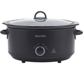 SALTER EK6250MBLK Slow Cooker - Black, Black