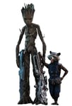 Figurine Hot Toys Mms476 - Marvel Comics - Avengers 3 : Infinity War - Groot & Rocket Deluxe Version