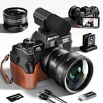 Moniteh 5K Digital Camera for Photography and Video,48MP Vlogging Camera for & 2