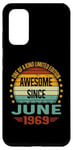 Coque pour Galaxy S20 Awesome Since June 1969 limited edition 55th Birthday