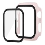 Apple Watch Series 5 44mm kestävä kumipäällysteinen kotelo - Pinkki