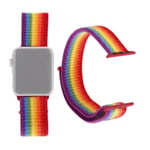 Apple Watch 38mm / 40mm Nylonarmband Pride / Regnbåge 1-Pack