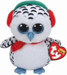 Ty Beanie Boo Boos 36221 Nester The Owl Christmas Xmas 2018 Regular 15cm