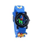 My sweety pop - Montre analogique – Sonic - Bleu - pour Enfant - Ecole - Maternelle - Garderie - Vacances - Garçon - Idée Cadeau