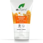 Dr Organic Manuka Honey Foot Cream, Moisturising, Dry Skin, Mens, Womens, & &