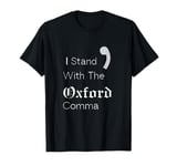 Oxford Comma Funny English Grammar T-Shirt