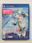 HATSUNE MIKU PROJECT DIVA X SONY PLAYSTATION VITA (PSVITA) JAPAN (NEUF - BRAND N