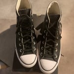 Baskets montantes Converse  Converse t 40 cuir noir montantes