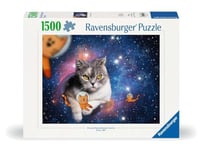 Ravensburger 12000742-Chats Volant dans l'espace-Puzzle de 1500 pièces pour Adultes et Enfants à partir de 14 Ans, 12000742