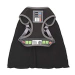 Star Wars Harnais de Cosplay Dark Vador pour Chiens de Petite Taille, Taille S | Harnais Noir pour Petit Chien avec Capuche | Merch Star Wars pour Chiens ou Star Wars Pet Costume