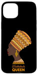 iPhone 15 Plus Warrior Queen Black Afro Women Black History Month Case