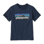 Patagonia Kids P-6 Logo T-Shirt New Navy XL (14år)