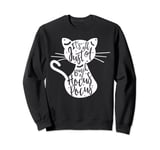 Its Just A Bunch Of Hocus Pocus Halloween Cat Gift for Women Sweatshirt