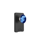 Magnifique orchidée phalaenopsis bleue en forme d'orchidée mania PopSockets PopWallet pour MagSafe