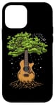 Coque pour iPhone 12 mini Guitare Acoustique Arbre de vie Zen Nature Forêt Spirituelle