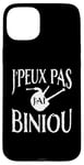 Coque pour iPhone 15 Plus Bretagne Je peux pas j'ai Biniou Idée cadeau Humour Breton