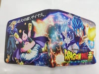 ZHOUBIN Portefeuille Anime Dragon Ball Couleur Courte PU Manga Grande capacite Porte-Monnaie Porte-Cartes pour Carte d'Identité/Cartes de crédit,Poche à Monnaie for Homme Femme