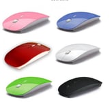 Souris sans fil optique - Bluetooth 2.4 - Dpi réglable + dongle Bluetooth USB - pour PC et MAC - Rose