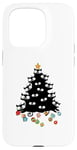 Coque pour iPhone 15 Pro Arbre à chat pour chats de Noël