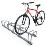 vounot Râtelier vélo 6 vélos Range vélo Système Range vélo Rangement pour vélo Support pour Bicyclette Sol ou Mural en Acier revêtu Support de Rangement vélo Jardin ou Garage Râtelier Familial