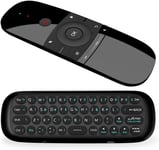 Télécommande Air Mouse 2,4 Ghz Avec Clavier,Capteurs Gyroscopiques Intégrés Télécommande Sans Fil Air Fly Mouse Rechargeable Pour Android Tv Box,Smart Tv,Ordinateur,Projecteur,Htpc