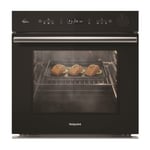 Hotpoint Class 4 Air Fry Electric Single Oven with Active Steam - Bla SI4S854CBL