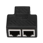 3X 2 Port RJ45 Splitter Adapter LAN  Ethernet Extender Connector Plug Lot1632