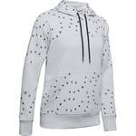 Under Armour Rival Fleece Hoodie Printed Vit 163 - 167 Cm/s