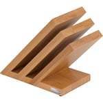 Chroma Bloc magnétique pour Couteaux en Bois de hêtre pour 6 Couteaux de Chef jusqu'à 29 cm