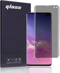 Protection Écran Anti-Espion Compatible Avec Samsung Galaxy S10 Plus,[2 Pièces][Reconnaissance D'empreintes Digitales][Couverture Complète] Protecteur D'écran De Confidentialité Ga[Bhm045449]