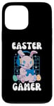 Coque pour iPhone 13 Pro Max Lapin de jeu de Pâques - Design de jeu de Pâques pour garçons et filles